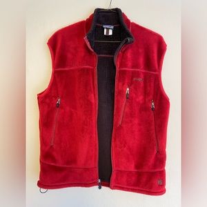 Vintage Patagonia USA Polartec Regulator Vest XL Red